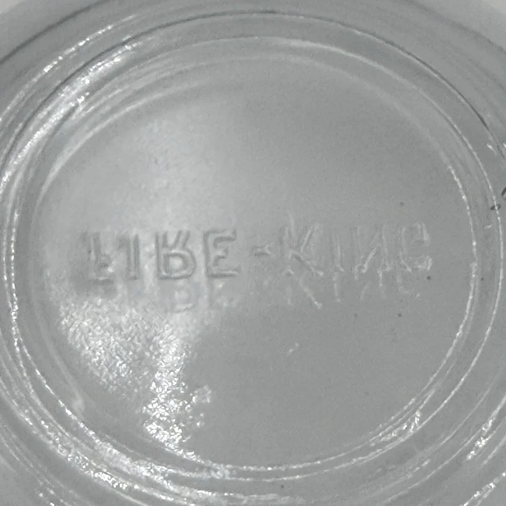 Fire-King Philbe Sapphire Blue Glass Dessert Bowls Set of 6 Vintage 4.75 Inch